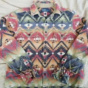 Vintage Polo Ralph Lauren Aztec Shirt XL